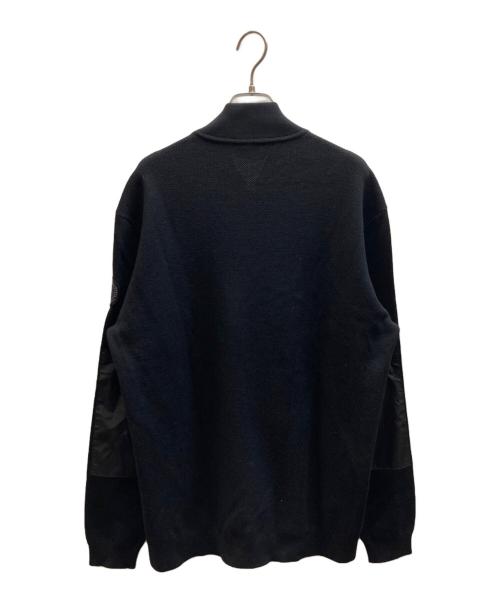 CANADA GOOSE（カナダグース）CANADA GOOSE (カナダグース) WINDBRIDGEニットブルゾン ブラック サイズ:Lの古着・服飾アイテム