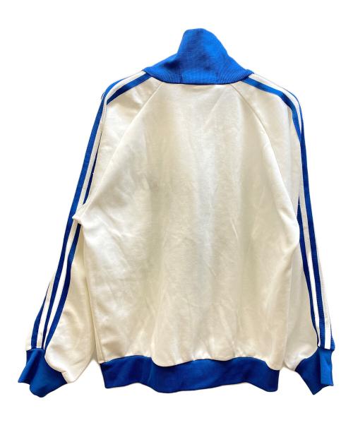adidas（アディダス）adidas (アディダス) 80's トラックジャケット ホワイト×ブルー サイズ:記載なしの古着・服飾アイテム