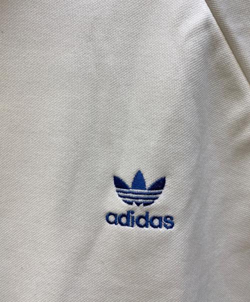 adidas（アディダス）adidas (アディダス) 80's トラックジャケット ホワイト×ブルー サイズ:記載なしの古着・服飾アイテム