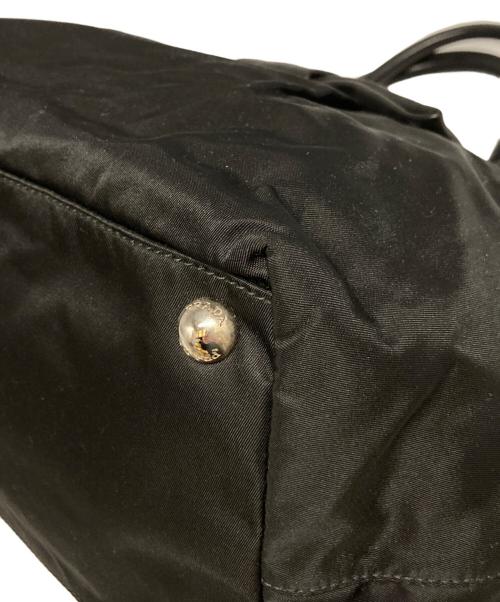 PRADA（プラダ）PRADA (プラダ) ノワール リボンハンドバッグ ブラックの古着・服飾アイテム