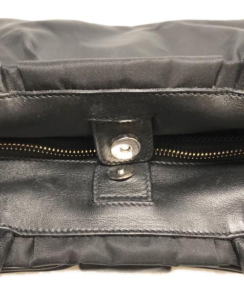 PRADA（プラダ）PRADA (プラダ) ノワール リボンハンドバッグ ブラックの古着・服飾アイテム