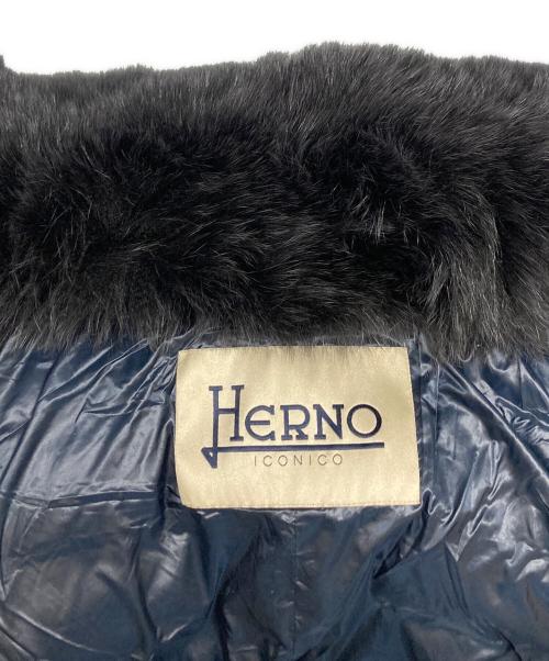 HERNO（ヘルノ）HERNO (ヘルノ) ICONICO ELISAダウンコート ネイビー サイズ:42の古着・服飾アイテム