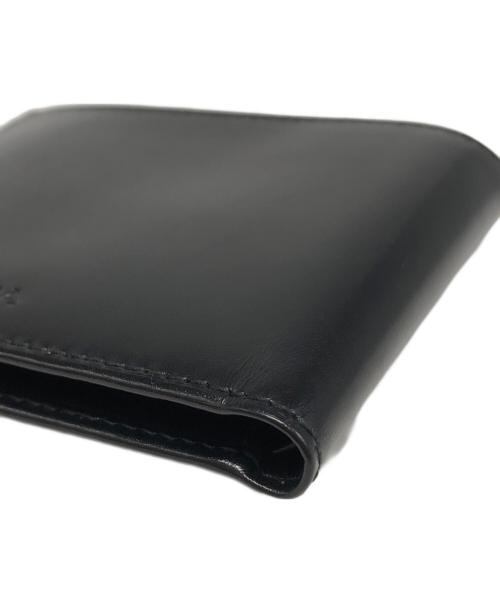 PRADA（プラダ）PRADA (プラダ) サフィアーノレザー 二つ折り 財布 ウォレット ブラックの古着・服飾アイテム