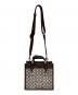 COACH (コーチ) フィールト トート 22シグネチャー ジャカード ブラウン：10000円