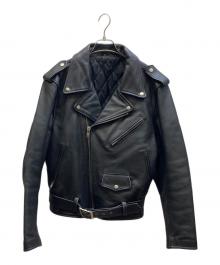 FREEDOM（フリーダム）の古着「ダブルライダースジャケット」｜ブラック