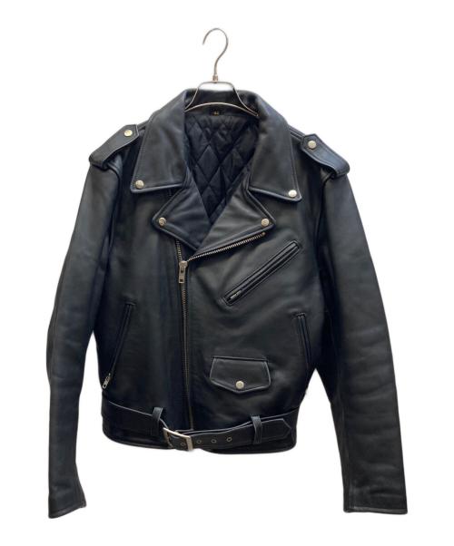 FREEDOM（フリーダム）FREEDOM (フリーダム) ダブルライダースジャケット ブラック サイズ:42の古着・服飾アイテム