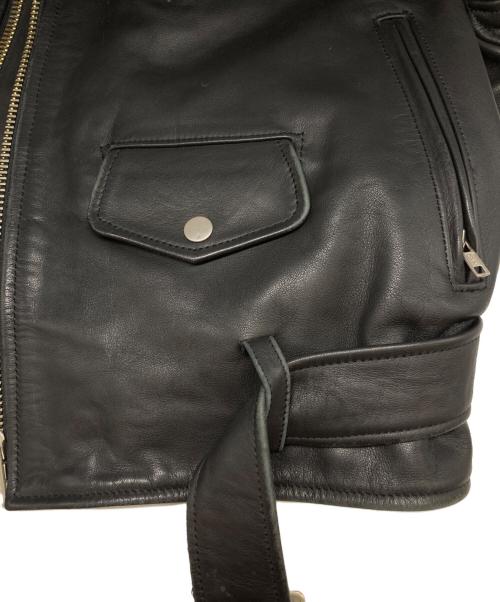 FREEDOM（フリーダム）FREEDOM (フリーダム) ダブルライダースジャケット ブラック サイズ:42の古着・服飾アイテム