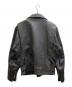 FREEDOM (フリーダム) ダブルライダースジャケット ブラック サイズ:42：12000円