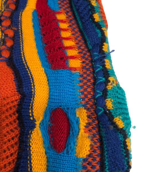 Coogi（クージー）Coogi (クージー) 3Dニット マルチカラー サイズ:Sの古着・服飾アイテム