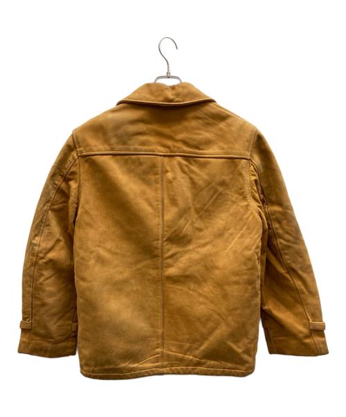 Schott（ショット）Schott (ショット) レザーカーコート ブラウン サイズ:36の古着・服飾アイテム