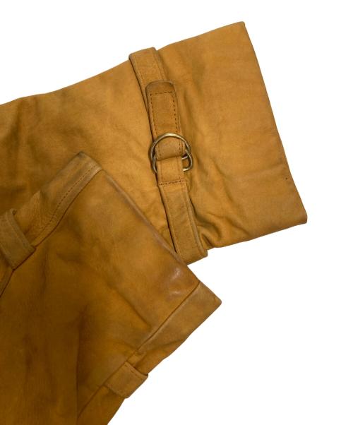 Schott（ショット）Schott (ショット) レザーカーコート ブラウン サイズ:36の古着・服飾アイテム