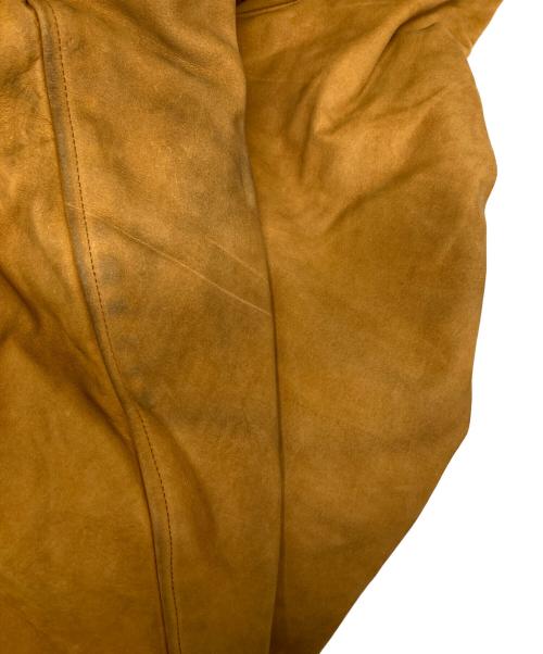 Schott（ショット）Schott (ショット) レザーカーコート ブラウン サイズ:36の古着・服飾アイテム