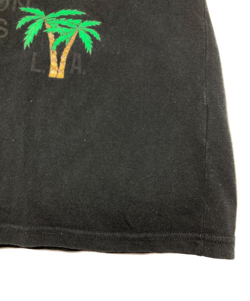 stussy（ステューシー）stussy (ステューシー) 国旗プリントTシャツ ブラック サイズ:Mの古着・服飾アイテム