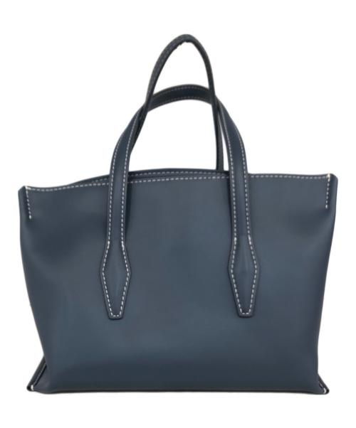 tov（トーヴ）TOV (トーヴ) レザーショルダーバッグ ブルーの古着・服飾アイテム