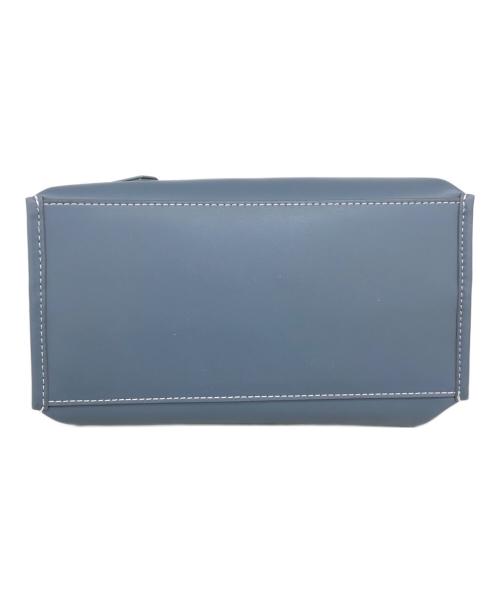 tov（トーヴ）TOV (トーヴ) レザーショルダーバッグ ブルーの古着・服飾アイテム