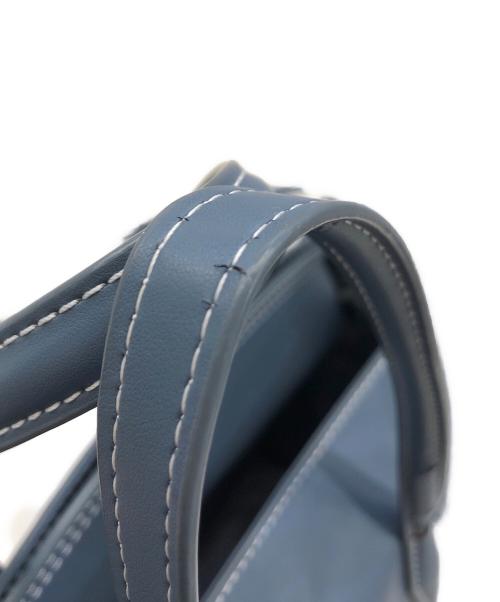 tov（トーヴ）TOV (トーヴ) レザーショルダーバッグ ブルーの古着・服飾アイテム