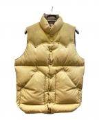 BEAMS×RockyMountainFeatherBedビームス×ロッキーマウンテンフェザーベッド）の古着「ダウンベスト」｜ベージュ