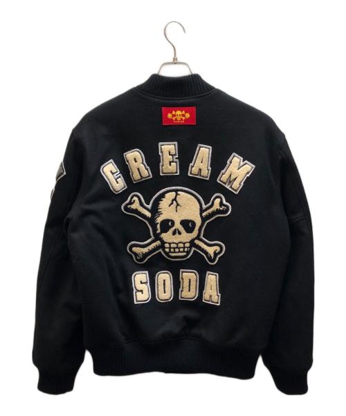 CREAM SODA（クリームソーダ）CREAM SODA (クリームソーダ) スタジャン ブラック サイズ:Lの古着・服飾アイテム