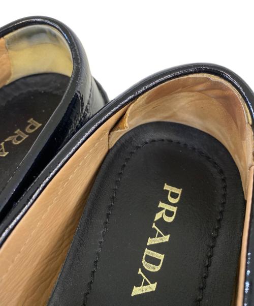 PRADA（プラダ）PRADA (プラダ) ドライビングシューズ ブラック サイズ:36の古着・服飾アイテム