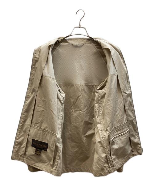 LOUIS VUITTON（ルイ ヴィトン）LOUIS VUITTON (ルイ ヴィトン) コットンジップアップジャケット ベージュ サイズ:50の古着・服飾アイテム