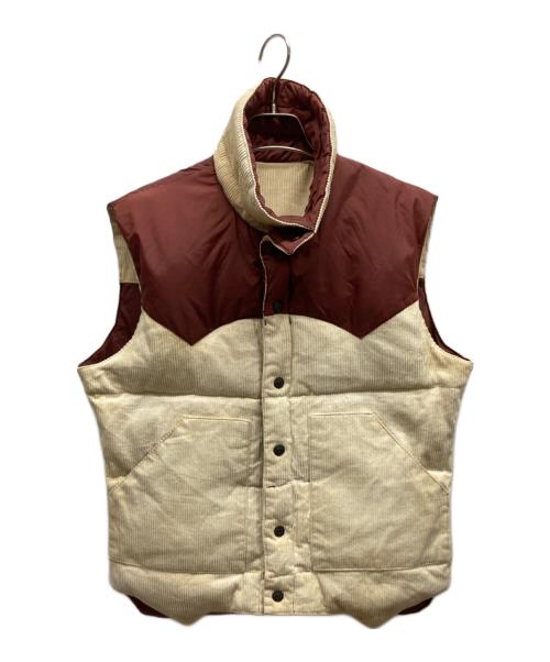 MSR（エムエスアール）MSR (エムエスアール) コーデュロイダウンベスト / MRV-104 レッド サイズ:Mの古着・服飾アイテム