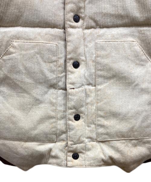 MSR（エムエスアール）MSR (エムエスアール) コーデュロイダウンベスト / MRV-104 レッド サイズ:Mの古着・服飾アイテム