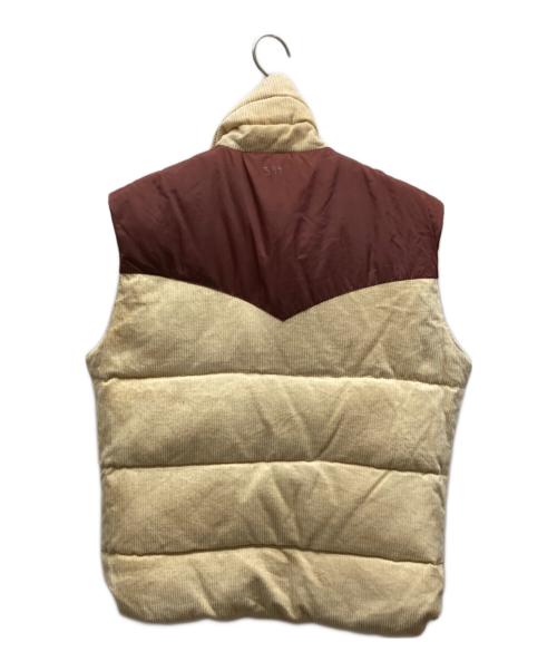 MSR（エムエスアール）MSR (エムエスアール) コーデュロイダウンベスト / MRV-104 レッド サイズ:Mの古着・服飾アイテム