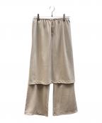 Geminiジェミニ）の古着「ジャージセットパンツ」｜ベージュ