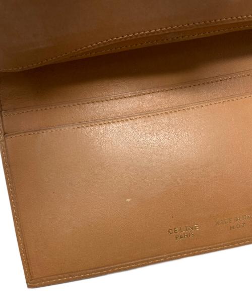 CELINE（セリーヌ）CELINE (セリーヌ) マカダム柄がま口長財布/M07 ベージュ サイズ:₋の古着・服飾アイテム
