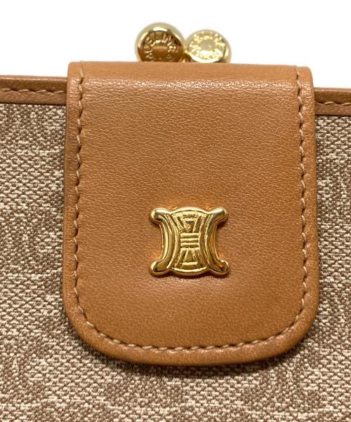 CELINE（セリーヌ）CELINE (セリーヌ) マカダム柄がま口長財布/M07 ベージュ サイズ:₋の古着・服飾アイテム