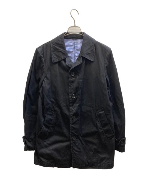 COMME des GARCONS HOMME（コムデギャルソン オム）COMME des GARCONS HOMME (コムデギャルソン オム) ステンカラーコート ブラック サイズ:Sの古着・服飾アイテム