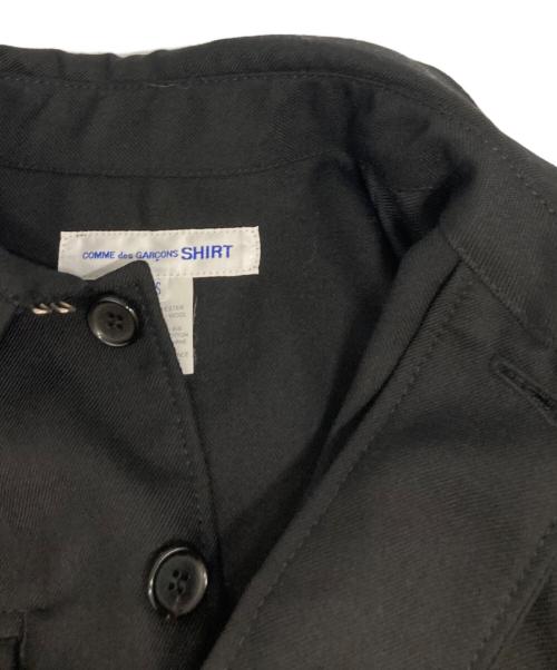 COMME des GARCONS SHIRT（コムデギャルソンシャツ）COMME des GARCONS SHIRT (コムデギャルソンシャツ) シャツジャケット ブラック サイズ:XSの古着・服飾アイテム