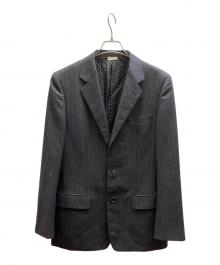 COMME des GARCONS HOMME DEUX（コムデギャルソン オム ドゥ）の古着「ウールテーラードジャケット」｜グレー