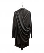 D-VECディーベック）の古着「レイヤードカーディガン」｜グレー