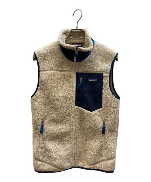 Patagonia（パタゴニア）Patagonia (パタゴニア) クラシックレトロエックスベスト アイボリー サイズ:Sの古着・服飾アイテム