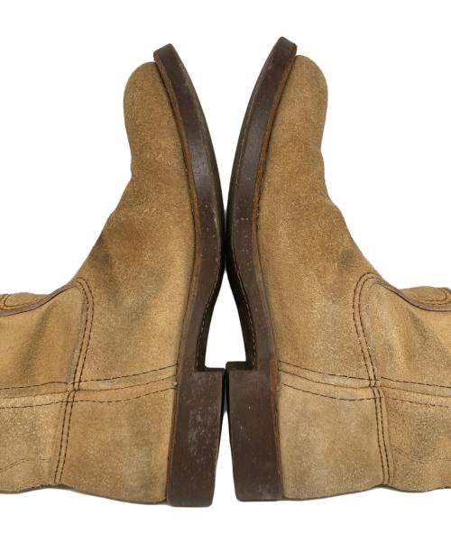RED WING（レッドウィング）RED WING (レッドウィング) スウェードペコスブーツ ベージュ サイズ:7の古着・服飾アイテム