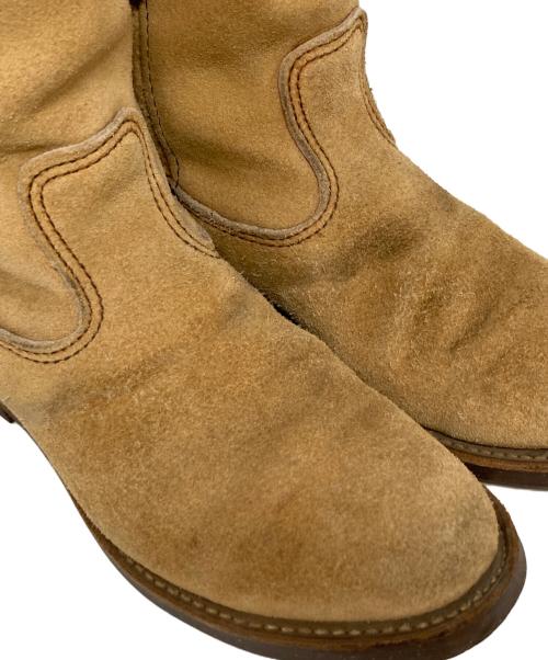 RED WING（レッドウィング）RED WING (レッドウィング) スウェードペコスブーツ ベージュ サイズ:7の古着・服飾アイテム