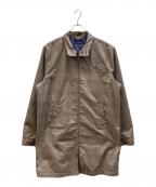 FRED PERRYフレッドペリー）の古着「スタンドカラーコート」｜ブラウン