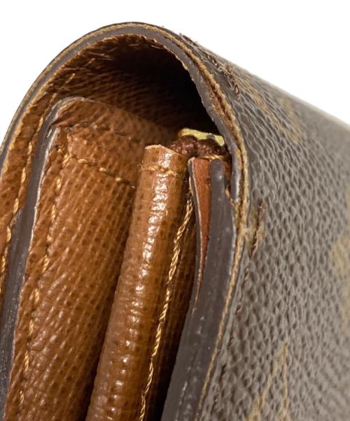 LOUIS VUITTON（ルイ ヴィトン）LOUIS VUITTON (ルイ ヴィトン) モノグラム ポルトフォイユ・サラ 長財布 ブラウンの古着・服飾アイテム