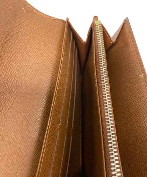 LOUIS VUITTON（ルイ ヴィトン）LOUIS VUITTON (ルイ ヴィトン) モノグラム ポルトフォイユ・サラ 長財布 ブラウンの古着・服飾アイテム