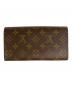 LOUIS VUITTON (ルイ ヴィトン) モノグラム ポルトフォイユ・サラ 長財布 ブラウン：20000円