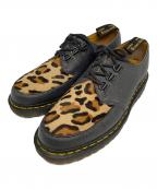 Dr.Martens×stussyドクターマーチン×ステューシー）の古着「レオパードレザーシューズ」｜ブラウン