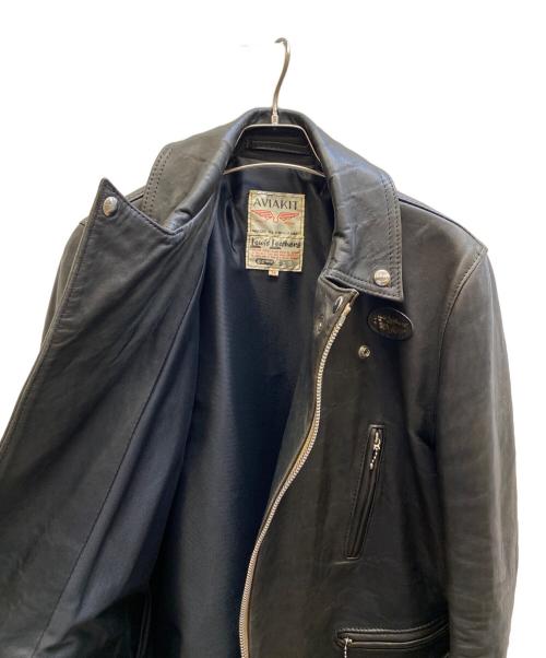 Lewis Leathers（ルイスレザース）Lewis Leathers (ルイスレザーズ) LIGHTNING TIGHT FIT レザージャケット ブラック サイズ:36の古着・服飾アイテム