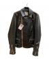 Lewis Leathers（ルイスレザーズ）の古着「LIGHTNING TIGHT FIT レザージャケット」｜ブラック