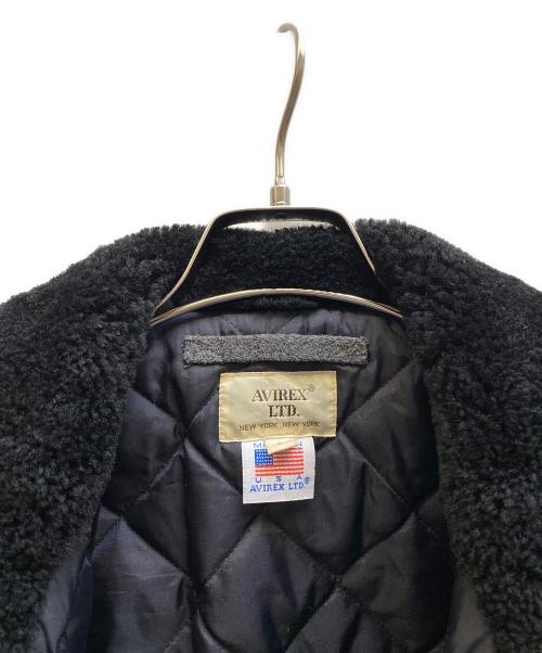 AVIREX（アヴィレックス）AVIREX (アヴィレックス) MELTON N-1 デッキジャケット グレー サイズ:Lの古着・服飾アイテム