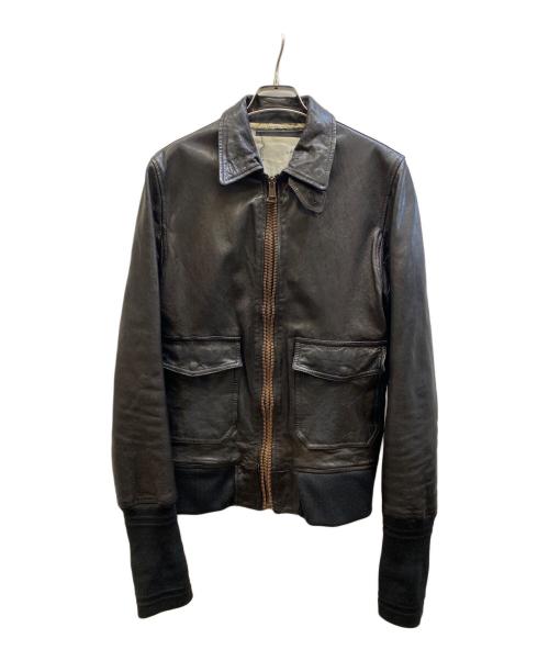 AVIREX（アヴィレックス）AVIREX (アヴィレックス) レザージャケット ブラウン サイズ:48の古着・服飾アイテム