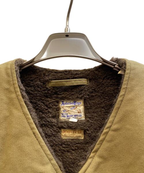 THE REAL McCOY'S（ザ・リアルマッコイズ）THE REAL McCOY'S (ザ・リアルマッコイズ) USN アルパカデッキベスト オリーブ サイズ:38の古着・服飾アイテム