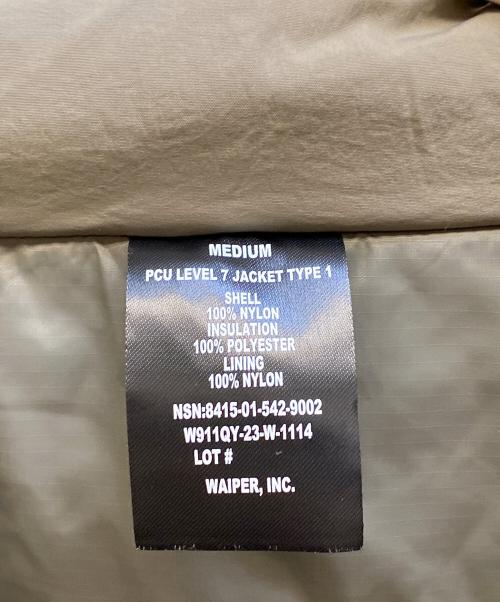 waiper（ワイパー）waiper (ワイパー) PCU LEVEL7 TYPE1 PRIMALOFT ジャケット グレー サイズ:Mediumの古着・服飾アイテム