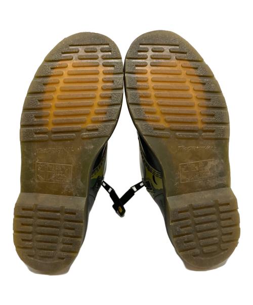 Dr.Martens（ドクターマーチン）Dr.Martens (ドクターマーチン) A BATHING APE (ア ベイシング エイプ) 1460 BAPE ZIP 8ホールブーツ ブラック×オリーブ サイズ:UK7の古着・服飾アイテム
