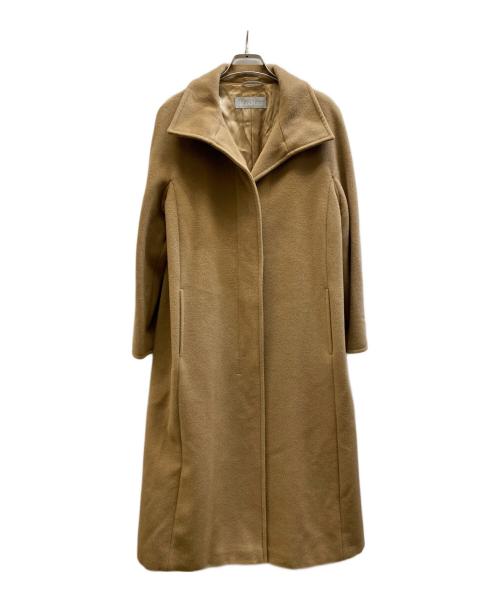 MaxMara（マックスマーラ）MaxMara (マックスマーラ) ウールステンカラーコート ブラウン サイズ:40の古着・服飾アイテム